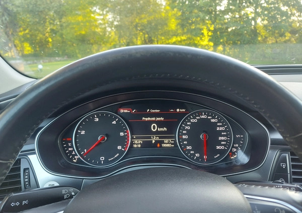 Audi A6 cena 57900 przebieg: 196000, rok produkcji 2012 z Ostróda małe 121